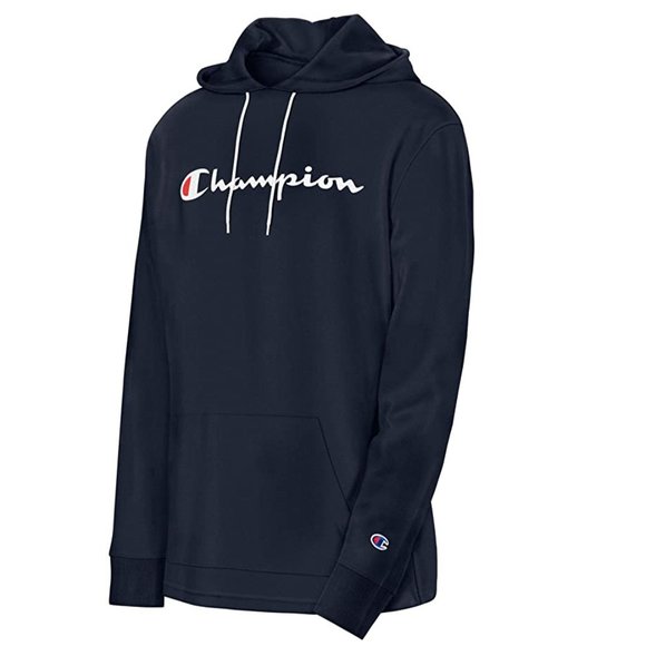 Champion NWT Blue Lightweight Hoodie Sz L - Picture 1 of 1